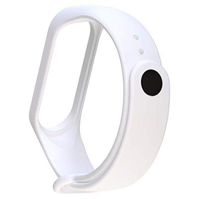Xiaomi Mi band 3 / 4 / 5 / 6 / 7 bandje OneColor - Wit Xiaomi Mi band 3 / 4 / 5 / 6 / 7 bandje OneColor - Wit