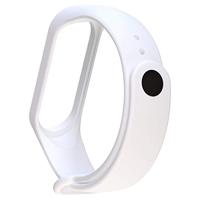 Xiaomi Mi band 3 / 4 / 5 / 6 / 7 bandje OneColor - Wit - thumbnail