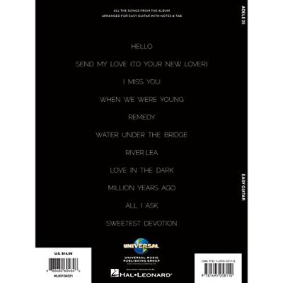 Hal Leonard Adele 25 songboek voor gitaar