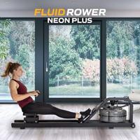 Fluid Rower Neon Plus roeitrainer zwart - thumbnail