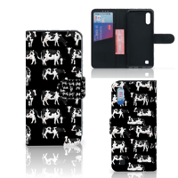 Samsung Galaxy M10 | Telefoonhoesje | Met pasjeshouder | Koetjes - thumbnail