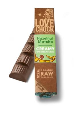 Lovechock M'lk hazelnoot matcha bio (40 gr)