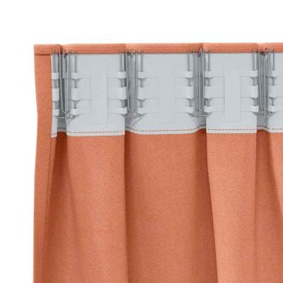 VidaXL Zwart-out gordijnen met ringen 2 pcs terracotta 245 x 140 cm