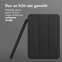 Accezz Smart Silicone Bookcase voor Apple iPad Pro 13 (2024) M4 Tablethoesje Zwart - thumbnail