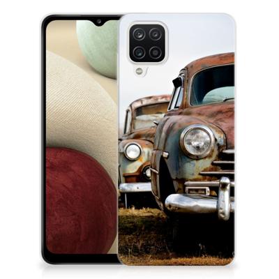 Samsung Galaxy A12 Siliconen Hoesje met foto Vintage Auto Samsung Galaxy A12 Siliconen Hoesje met foto Vintage Auto