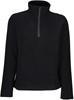 Regatta Professional Heren Eerlijk Gemaakt 100% Gerecycled Half Zip Fleece Zwart, Zwart, L - thumbnail