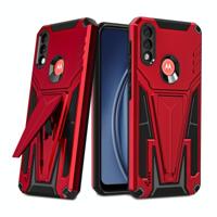 Voor Motorola Moto G / E7 Power 2021 Super V Armor PC + TPU Shockproof Case met onzichtbare houder - thumbnail