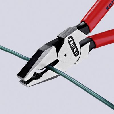 Knipex Kracht-Kombitang zwart geatramenteerd met kunststof bekleed 200 mm - 0201200 Knipex Kracht-Kombitang zwart geatramenteerd met kunststof bekleed 200 mm - 0201200
