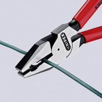 Knipex Kracht-Kombitang zwart geatramenteerd met kunststof bekleed 200 mm - 0201200 - thumbnail
