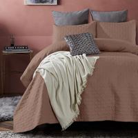 DreamHouse Bedding Bedsprei Florida - Bruin 180 x 250 + 1 kussensloop - thumbnail