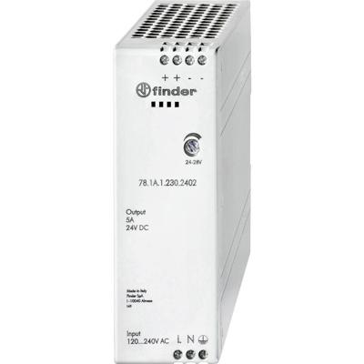 Finder 78.1A.1.230.2402 DIN-rail netvoeding 24 V/DC 5 A 120 W Inhoud 1 stuk(s)