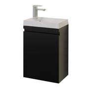 Fonteinset BWS Arbor met Onderkast 40x52x22 cm Mat Zwart - thumbnail