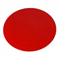 Tenura Anti-slip onderzetter rood rond 19 cm - thumbnail