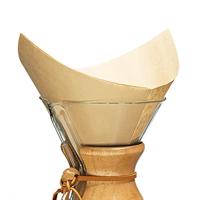 Chemex koffiefilters - FSU-100 Bonded (gevouwen) & natuurlijk - 100 stuks - thumbnail