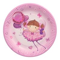 Papstar Borden little dancer karton ø23cm 10st - thumbnail