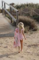 Little Dutch badlaken ocean dreams roze - 120cm - thumbnail