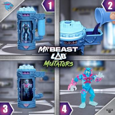 Mutator-figuurtje - MRBEAST LAB - Lightning Strike - 13 cm - Geschikt voor kinderen vanaf 5 jaar