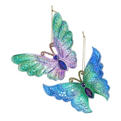 Iridescent Peacock Butterfly ASS kerstbal kerst Kurt S. Adler - Kurt s adler Iridescent Peacock Butterfly ASS kerstbal kerst Kurt S. Adler - Kurt s adler