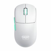 CHERRY XTRFY M68 Wireless, Ultralichte Draadloze Gamingmuis, 2,4 GHz, Geoptimaliseerd voor E-Sports, Symmetrische Vorm met extra lage Voorkant, Wit - thumbnail