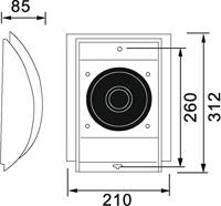 Omnitronic WC-2 ELA-Wandluidspreker - thumbnail