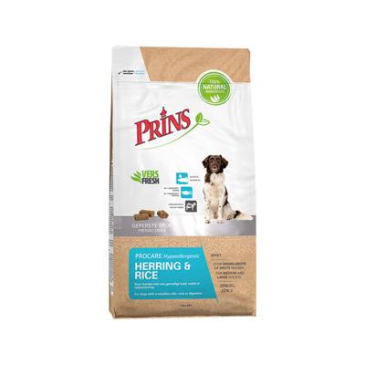 PRINS PROCARE ADULT MEDIUM / LARGE HERRING / RICE HYPOALLERGENIC 12 KG