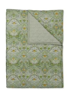Pip Studio Saluti Piccoli Bedsprei Groen-1-persoons (150x200 cm)