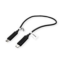 ROLINE USB 2.0 Oplaadkabel, Micro B M/M, zwart, 0,3 m - thumbnail