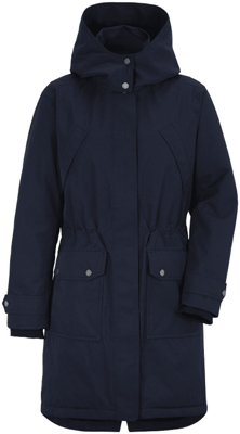 Didriksons Lene Dames Parka Dark Night Blue 38