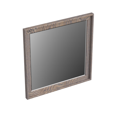 Spiegel Forzalaqua Reno Vierkant 50x2x50 Cm Eiken Silver Grey