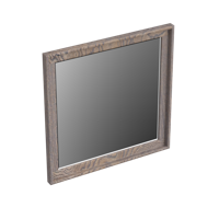Spiegel Forzalaqua Reno Vierkant 50x2x50 Cm Eiken Silver Grey - thumbnail