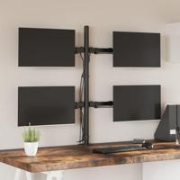 VidaXL Monitorbeugel vesa 75/100 mm zwart staal - thumbnail