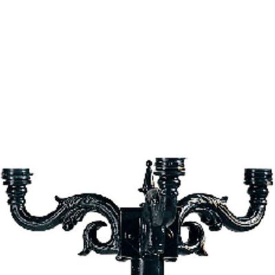 KS Verlichting NostalgischOrnament 3-lichts - antraciet - 5810