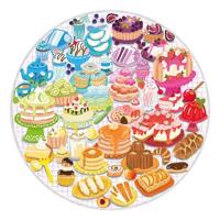 Ravensburger Legpuzzel rond circle of colors desserts pastries, 500st. - thumbnail
