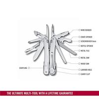 Victorinox Swiss Tool Spirit MX Clip 3.0224.MKB1 Multitool Aantal functies 24 Zilver - thumbnail