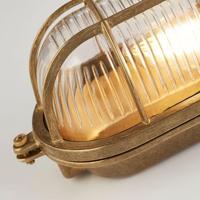 Searchlight Klassieke wandlampBulkhead goud - 20361PB - thumbnail