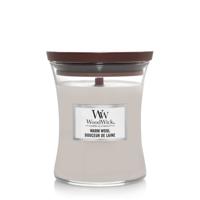 WoodWick Warm Wool Medium Candle - thumbnail