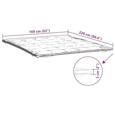 Matrasbeschermer 160x220 cm wit Matrasbeschermer 160x220 cm wit