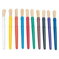 Colorations - plastic dikke verfkwasten, 10st. - thumbnail