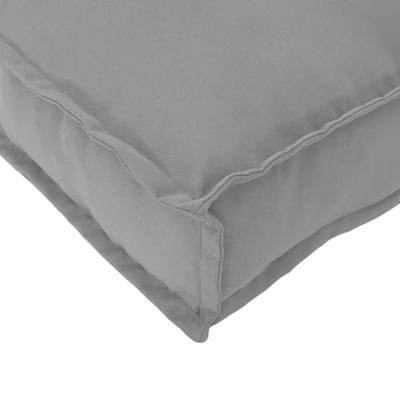 VidaXL Pallet kussen set 2 pcs grijs 120 x 40 x 8 cm oxford stof