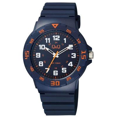 Q&Q ONLY TIME - GENT (Ø 43 mm) Heren horloge
