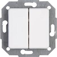 Kopp 613513065 Serieschakelaar Inzetstuk Europa Arctisch-wit, Mat 1 stuk(s) - thumbnail
