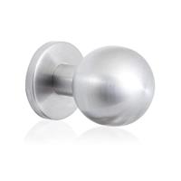 GPF kogel-voordeurdeurknop 63mm op rozet 63mm - thumbnail