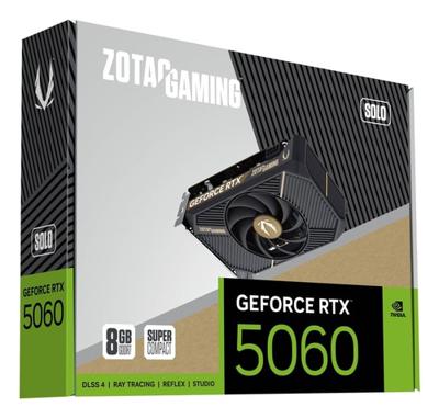 Zotac GAMING GeForce RTX 5060 SOLO NVIDIA 8 GB GDDR7 - thumbnail