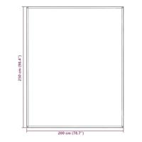 Tenttapijt Blauwgrijs 250 x 200 cm Polyetheen - thumbnail