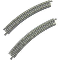 Z Rokuhan rails (met ballastbed) 7297067 Gebogen rails, Verhoogd 30 ° 220 mm 6 stuk(s) - thumbnail