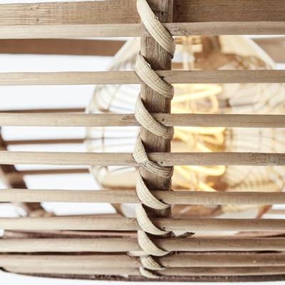Brilliant Rotan vide hanglampWoodball - 99885/06