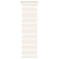 VidaXL Zebra blind 40x150 cm stofbreedte 35,9 cm polyester marmerbeige - thumbnail