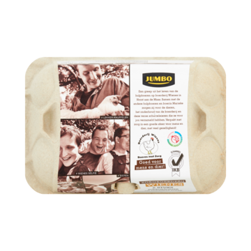 Jumbo Scharreleieren M/L 6 Stuks