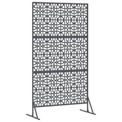 VidaXL Privacyscherm antraciet 100 x 50 x 180 cm staal VidaXL Privacyscherm antraciet 100 x 50 x 180 cm staal