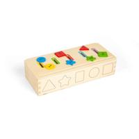 Bigjigs houten sorteerbox, 27dlg. - thumbnail